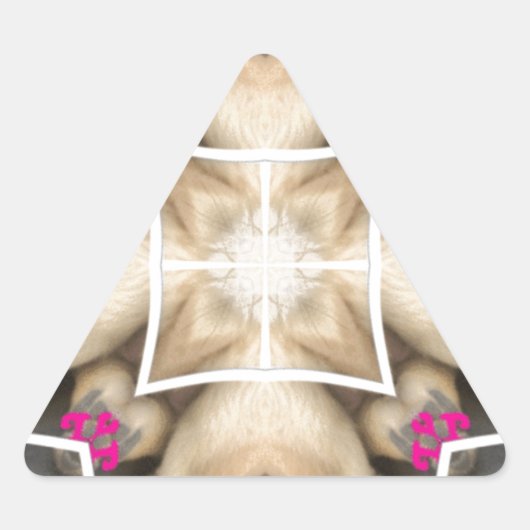 セレンゲティ鮮やかスプレンダー 三角形シール (正面)