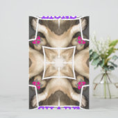 セレンゲティ鮮やかスプレンダー 便箋 (スタンド正面)