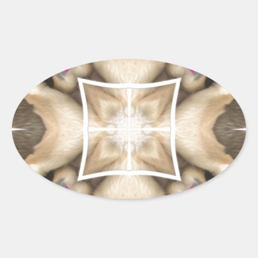 セレンゲティ鮮やかスプレンダー 楕円形シール (正面)