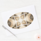 セレンゲティ鮮やかスプレンダー 楕円形シール (封筒)