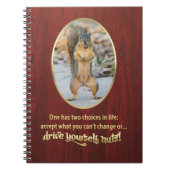 セレンティ祈りの言葉の一言で言え！ ノートブック (正面)