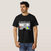 セレンディピティな老後 ヒッピートレーラー Tシャツ (正面フル)