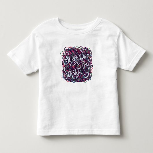 セレンディピティに身を任せて トドラーTシャツ (正面)