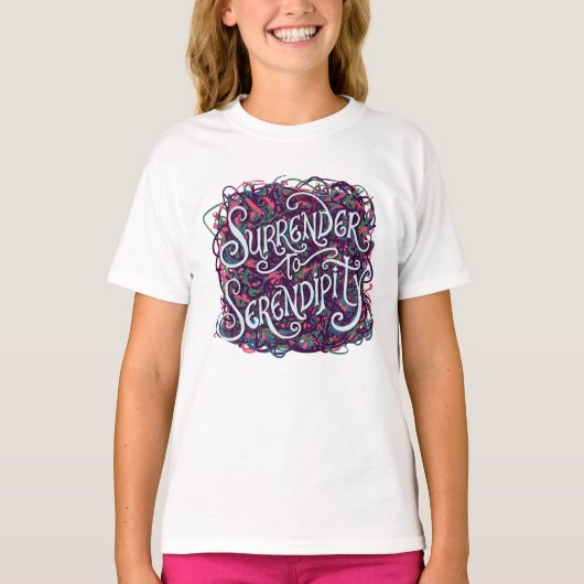 セレンディピティに身を任せて Tシャツ (正面)