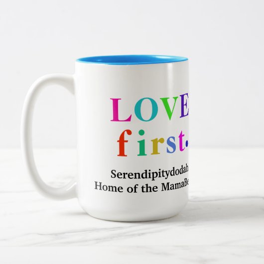 セレンディピティドダラブファーストミュグ ツートーンマグカップ (左)