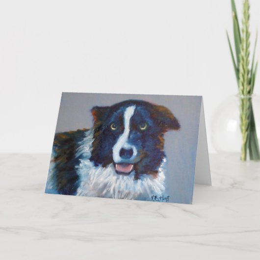 セレンディピティブルークグリーティングカード カード (正面)