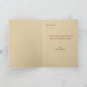 セレンディピティ デザイン ヴィンテージスタイルの天使 カード (内部)