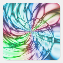 セレンディピティ 数々の|-colorフラクタル スクエアシール