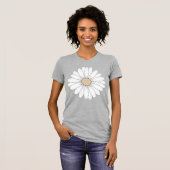 セレンブルーム:繊細な細線のボタニカルアート Tシャツ (正面フル)