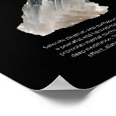 セレン酸塩結晶石の意味 ポスター (角)