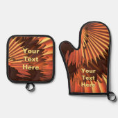 セレーション 鍋つかみ&鍋敷きセット (正面)