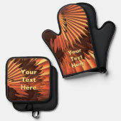 セレーション 鍋つかみ&鍋敷きセット (正面/裏面)