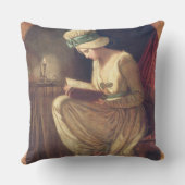 セレーナ(キャンバスの油) クッション (裏面)