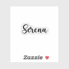 セレーナ ネーム - 手書きカリグラフィー シール