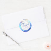 セレーヌアクアターコイズウェーブズ ラウンドシール (封筒)