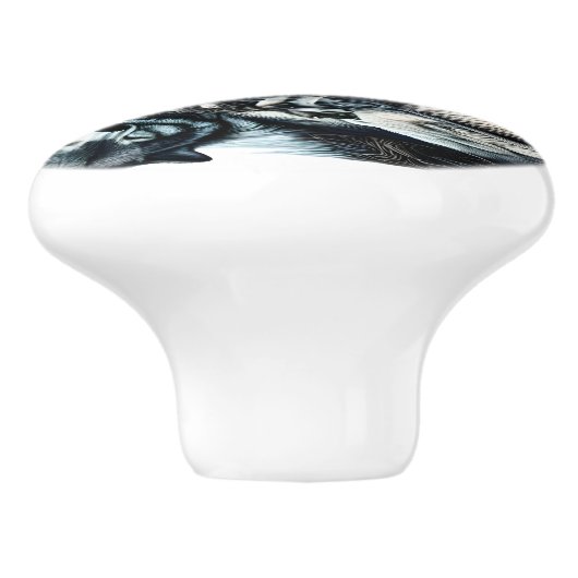 セレーヌウルフファミリーオアシスインアイディリック自然 セラミックノブ (側面)