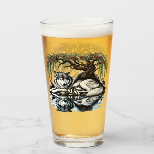 セレーヌウルフファミリーオアシスインアイディリック自然 タンブラーグラス (ドリンク正面)