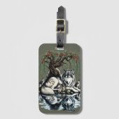 セレーヌウルフファミリーオアシスインアイディリック自然 ラゲッジタグ (正面縦)