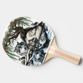セレーヌウルフファミリーオアシスインアイディリック自然 卓球ラケット (横)