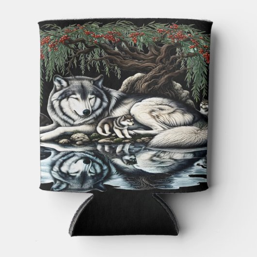 セレーヌウルフファミリーオアシスインアイディリック自然 缶クーラー (正面)