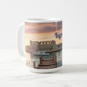 セレーヌキレニアキプロススケッチ水彩画 | コーヒーマグカップ (正面左)