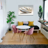 セレーヌコースタルシーシェルウォールアート海ホームデコール キャンバスプリント