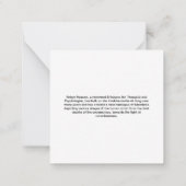 セレーヌゴドマンダラアート ノートカード (裏面)