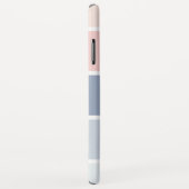 セレーヌスカイズダスティーブルーストライプ赤面パーソナライズされた Case-Mate iPhoneケース (裏面/右)