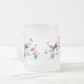 セレーヌストークサンクチュアリエレガントーニットポンシーン フロストグラスマグカップ (正面左)