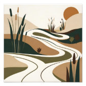 セレーヌデザートリバー フォトプリント            (正面)