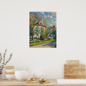 セレーヌパークシーンインアーリー春 ポスター (キッチン)