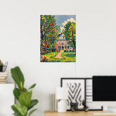 セレーヌパークシーンインアーリー春 ポスター (ホームオフィス)