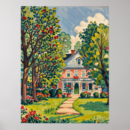 セレーヌパークシーンインアーリー春 ポスター