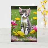 セレーヌフローライエロー&ピンクメドウキッチンカード カード (黄色い花)