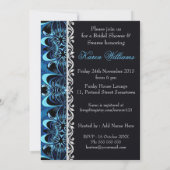 セレーヌブルーイースタントリバルろうけつ染めブライダルシャワー 招待状 (裏面)