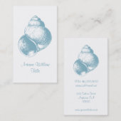 セレーヌブルーシーシェル 名刺 (正面/裏面)