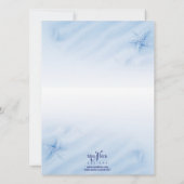 セレーヌブルー海シーン招待状 招待状 (裏面)