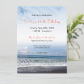 セレーヌブルー海シーン招待状 招待状 (スタンド正面)