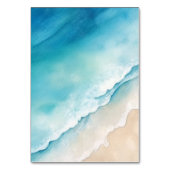 セレーヌブルー海ビーチ結婚式サンキューカード テーブルナンバー (裏面)