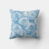 セレーヌブルー開花 クッション (裏面)