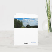 セレーヌプレーリーレーン折り畳みグリーティングカード カード (裏面)