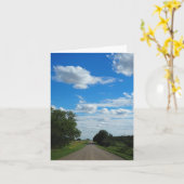 セレーヌプレーリーレーン折り畳みグリーティングカード カード (黄色い花)