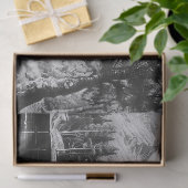 セレーヌマウンテンレイクブラック&ホワイトデクページ 薄葉紙 (ギフト)