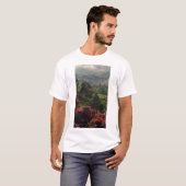 セレーヌマウンテン春自然シーンTシャツ Tシャツ (正面フル)