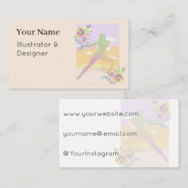 セレーヌモーション・パステル太極拳フロー 名刺