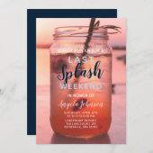 セレーヌレイクアンドメイソンジャールバチェロレッテウィークエンド 招待状 (正面/裏面)