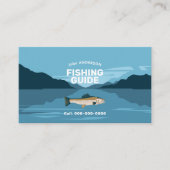 セレーヌレイクランドスケープ – 魚釣りガイド 名刺 (正面)
