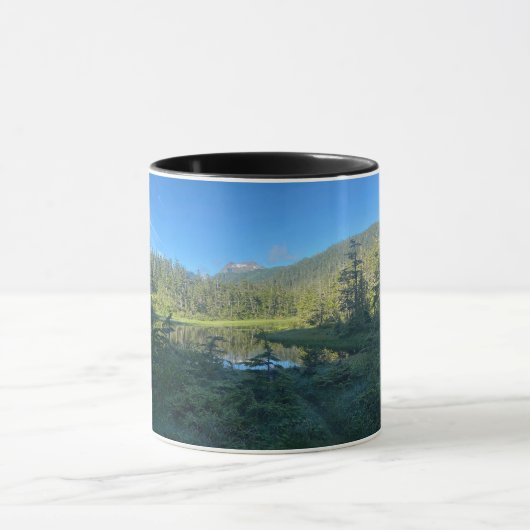 セレーネアラスカ湖とフォレストマグ マグカップ (中央)