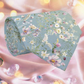 セレーネエレガントブルーフローラネクタイ ネクタイ