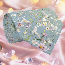 セレーネエレガントブルーフローラネクタイ ネクタイ